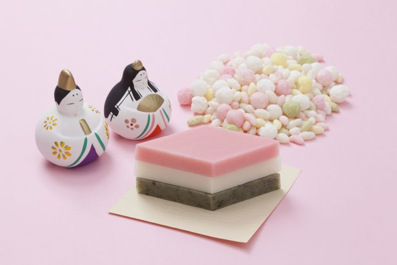 bánh dày Hishi-mochi bánh dày Hishi-mochi